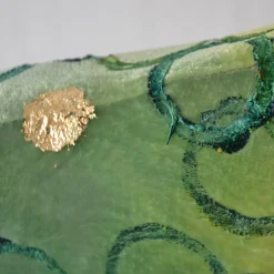 Anna Paola Cibin Scultura in velluto di un piccolo pesce verde gioioso> Statuine