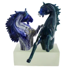 Madeforsoul Scultura in vetro di Murano Grand Horses> Statuine