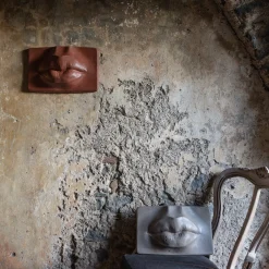 Stefania Boemi Scultura Labbra Nashira> Sculture Da Parete