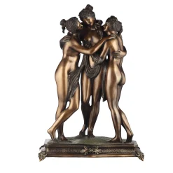 Fonderia Artistica Ruocco Scultura Le Tre Grazie di Canova in Bronzo> Sculture Decorative