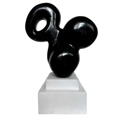 Espidesign by Paola Speranza Scultura Molecola in marmo Nero Marquina di Piero Speranza> Sculture Decorative