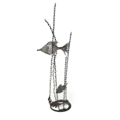 Idee del Fabbro Scultura Pesci In Mare> Statuine