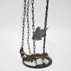 Idee del Fabbro Scultura Pesci In Mare><noscript><img width=