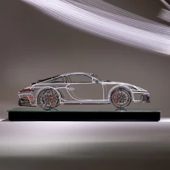 Profilo Scultura Porsche in filo metallico><noscript><img width=