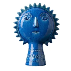 Bitossi Ceramiche Scultura Sole blu di Aldo Londi> Sculture Decorative