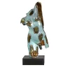 Fonderia Artistica Ruocco Scultura Torso Femminile Frangiato in Bronzo> Sculture Decorative