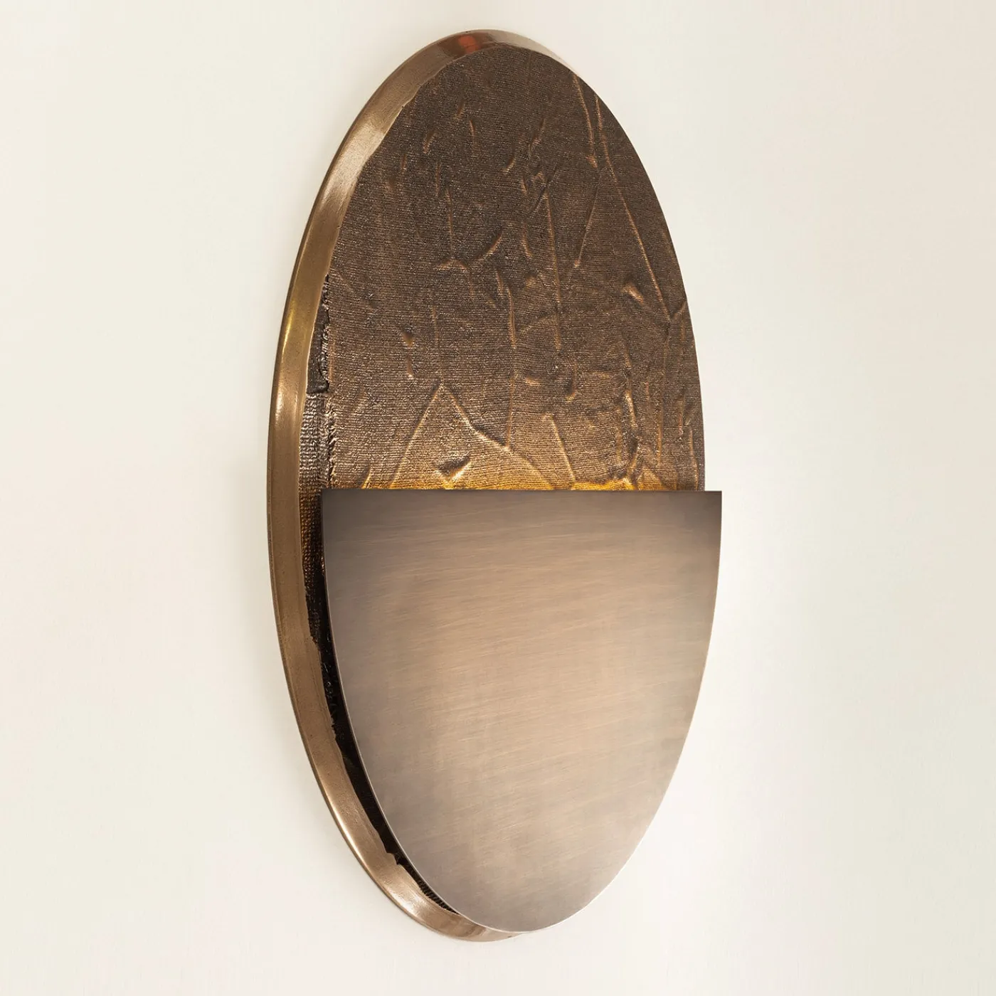 Luce Tu Lighting Scultura tri luminosa Scighera di Isacco Brioschi> Sculture Da Parete