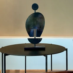 Nicola Del Verme Scultura Umanoide in Ferro Ossidato> Sculture Decorative