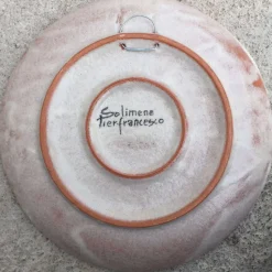 Pierfrancesco Solimene Segni Quattro Piatto di pesce> Piatti Decorativi