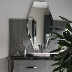 ADJ Style Set da bagno 4 pezzi in pelle Oyster> Arredo Bagno