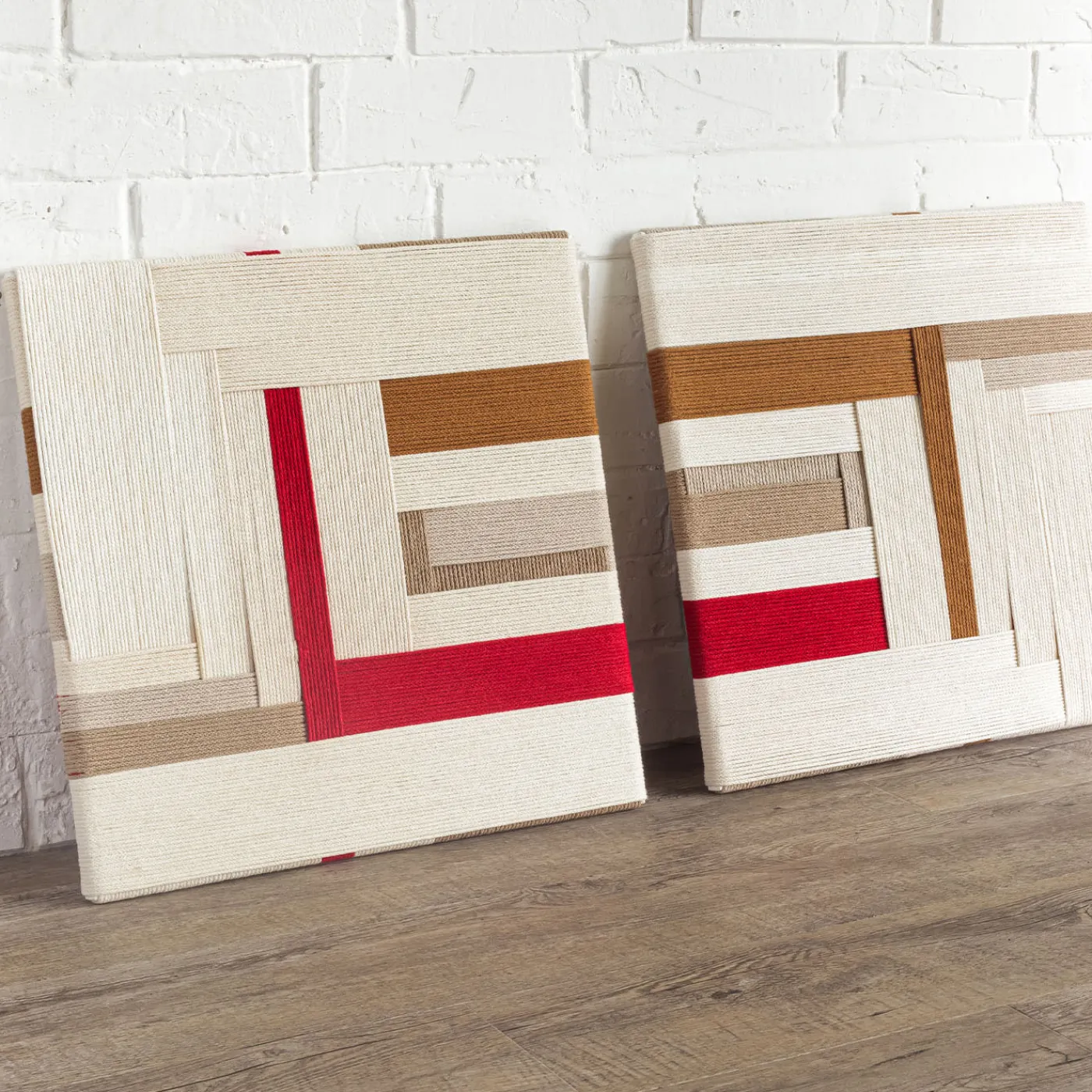 Kubel Design Set di 2 Arazzi Multicolore Ephemera #6> Pannelli Decorativi