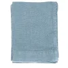 Once Milano Set di 4 asciugamani in lino blu chiaro> Biancheria Da Bagno