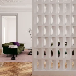 mg12 by Monica Geronimi Set di 15 Blocchi Brasilia in Gesso Bianco><noscript><img width=