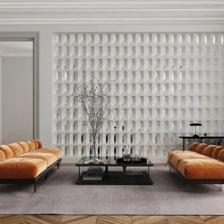 mg12 by Monica Geronimi Set di 15 Blocchi Brasilia in Gesso Bianco><noscript><img width=