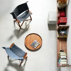 Tonucci Collection Set di 2 cestini Bloom in pelle rossa di Viola Tonucci><noscript><img width=