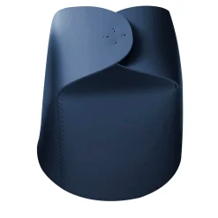 Tonucci Collection Set di 2 cestini Bloom in pelle blu di Viola Tonucci> Ceste