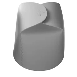 Tonucci Collection Set di 2 cestini Bloom in pelle grigio chiaro di Viola Tonucci> Ceste