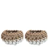 Rosanna Contadini Set di 2 cestini Canapa White #1 di> Ceste