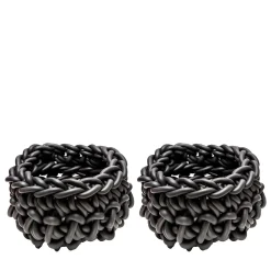 Rosanna Contadini Set di 2 cestini grigi Robusto #2 di> Ceste