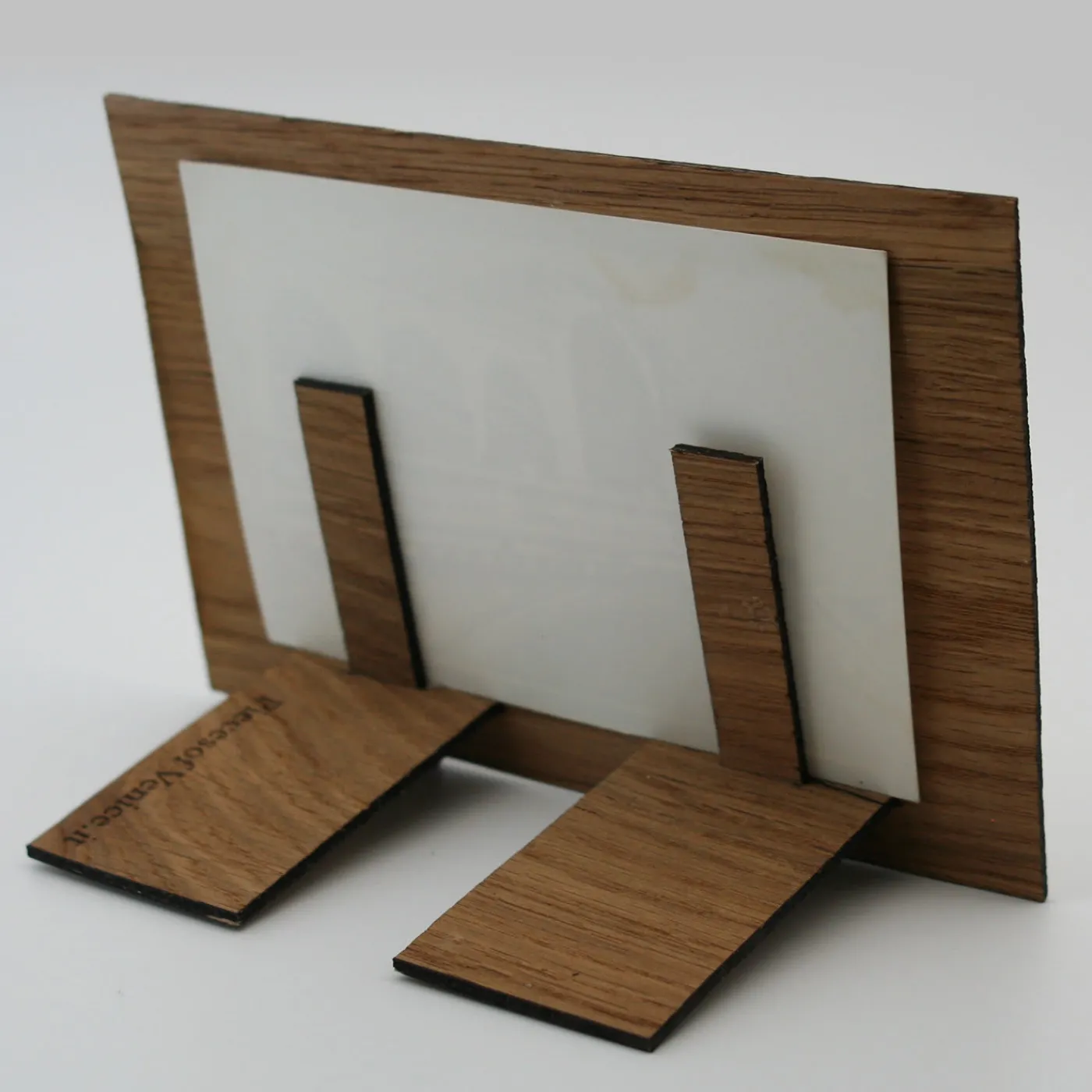 Pieces of Venice Set di 4 cornici in legno di rovere Sandro Gallo 136 di Luciano Marson per POV> Cornici