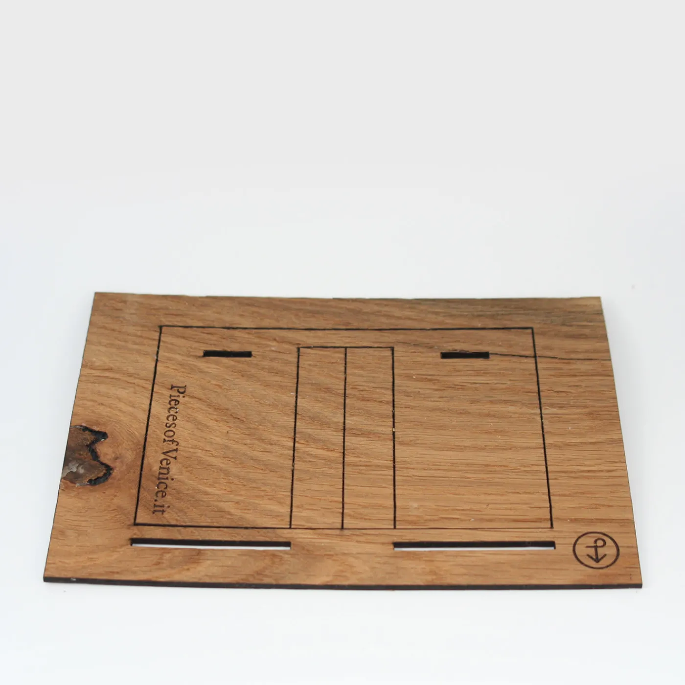 Pieces of Venice Set di 4 cornici in legno di rovere Sandro Gallo 136 di Luciano Marson per POV> Cornici