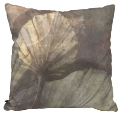 Instabilelab Set di 2 Cuscini Quadrati in Tessuto con Effetto Corten e Motivo Foglie> Cuscini