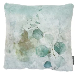 Instabilelab Set di 2 Cuscini Quadrati in Velluto con Motivo Foglie #3> Cuscini