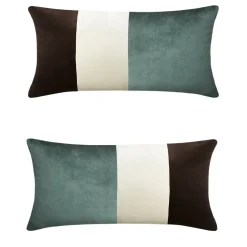 LO Decor Set di 2 cuscini tripli verde ottico> Cuscini