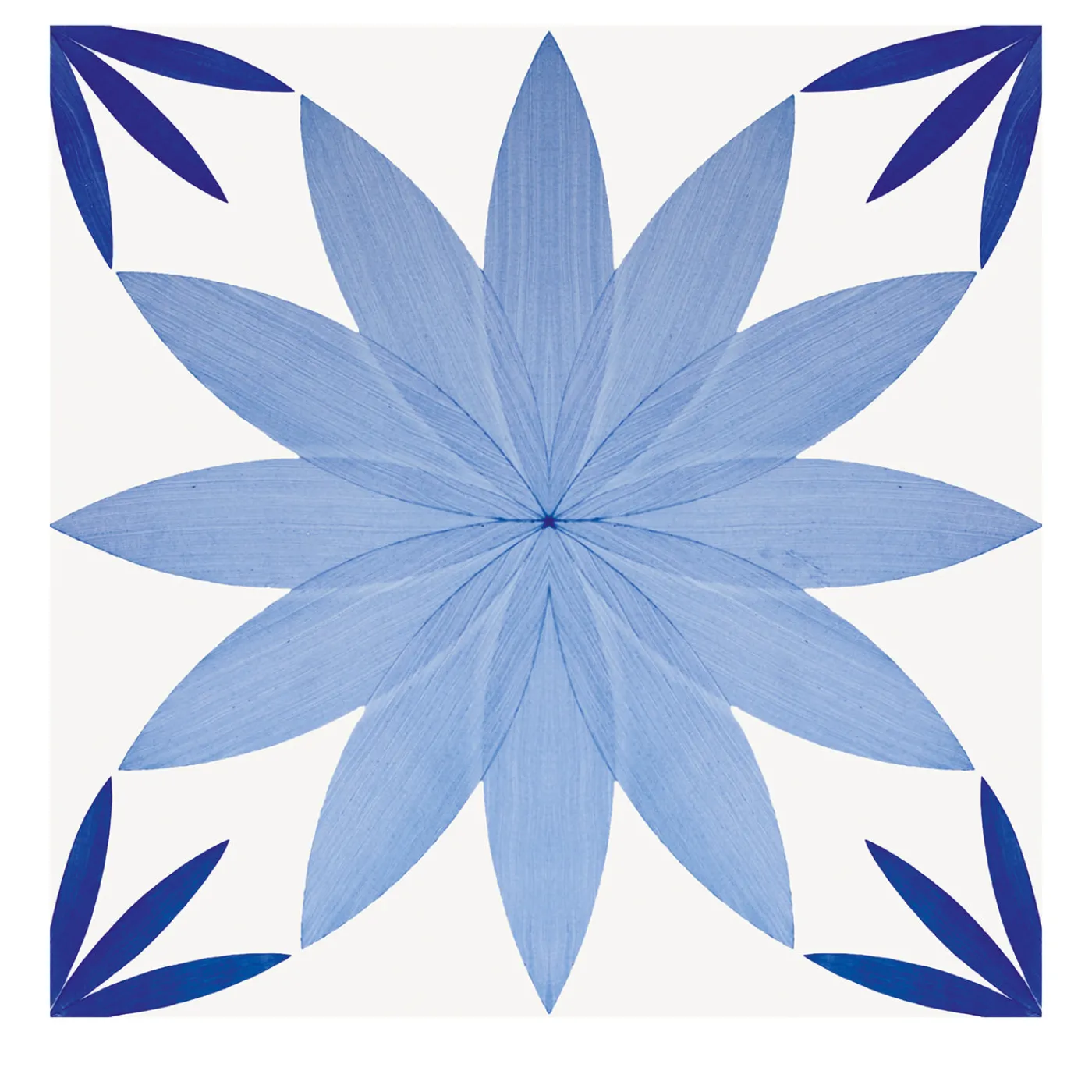 Ma.Vi. Ceramica Set di 4 piastrelle Artech Tipo Fiore di Loto> Piastrelle E Pavimenti