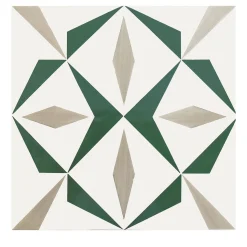 Ma.Vi. Ceramica Set di 4 piastrelle Bauhaus 50 Tipo 22> Piastrelle E Pavimenti