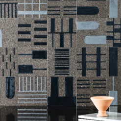 Ninefifty Set di 44 piastrelle blu e grigie Alfabeto di Margherita Rui><noscript><img width=