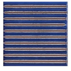 Ma.Vi. Ceramica Set di 44 piastrelle blu Solchi Tattile Lines> Piastrelle E Pavimenti