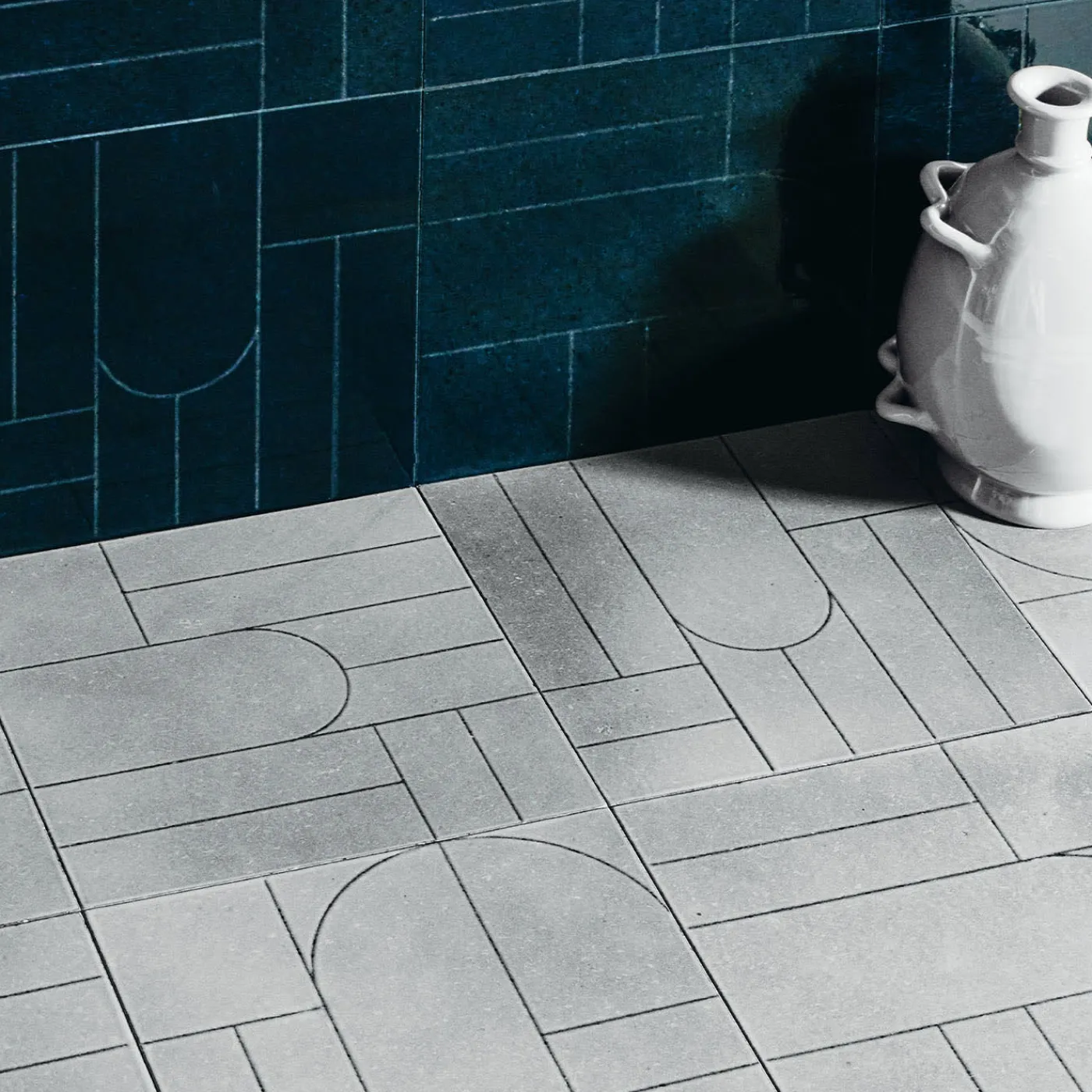 Ninefifty Set di 11 piastrelle blu Teorema di Margherita Rui> Piastrelle E Pavimenti