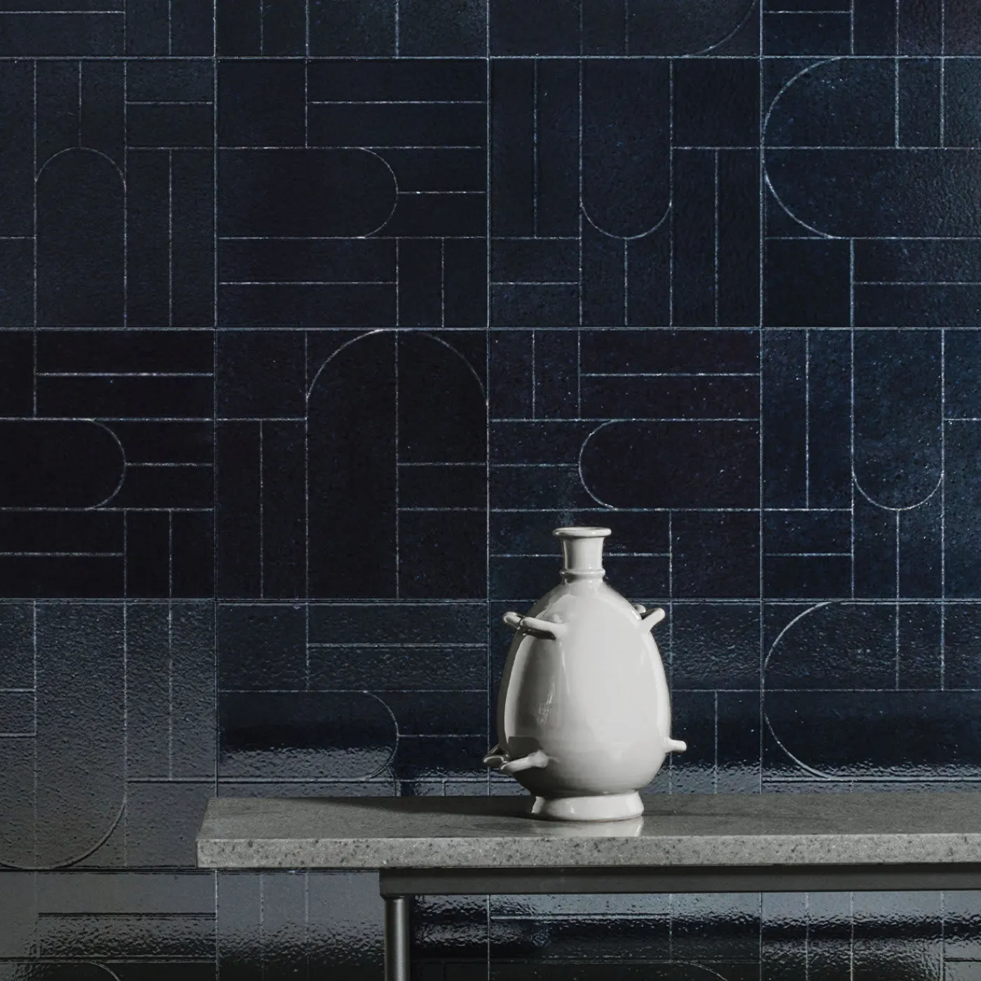 Ninefifty Set di 11 piastrelle blu Teorema di Margherita Rui> Piastrelle E Pavimenti