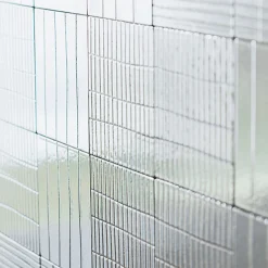 Ninefifty Set di 44 piastrelle grigie Righe di Margherita Rui> Piastrelle E Pavimenti