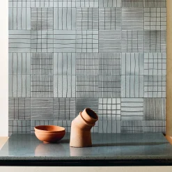 Ninefifty Set di 44 piastrelle grigie Righe di Margherita Rui><noscript><img width=