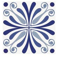 Ma.Vi. Ceramica Set di 25 piastrelle MAVI Blu Tipo Riva> Piastrelle E Pavimenti