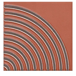 Ma.Vi. Ceramica Set di 44 piastrelle Solchi Tattile Angolo Ruggine> Piastrelle E Pavimenti