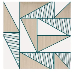 Ma.Vi. Ceramica Set Di 25 Piastrelle Tartan Beige Tipo 3> Piastrelle E Pavimenti