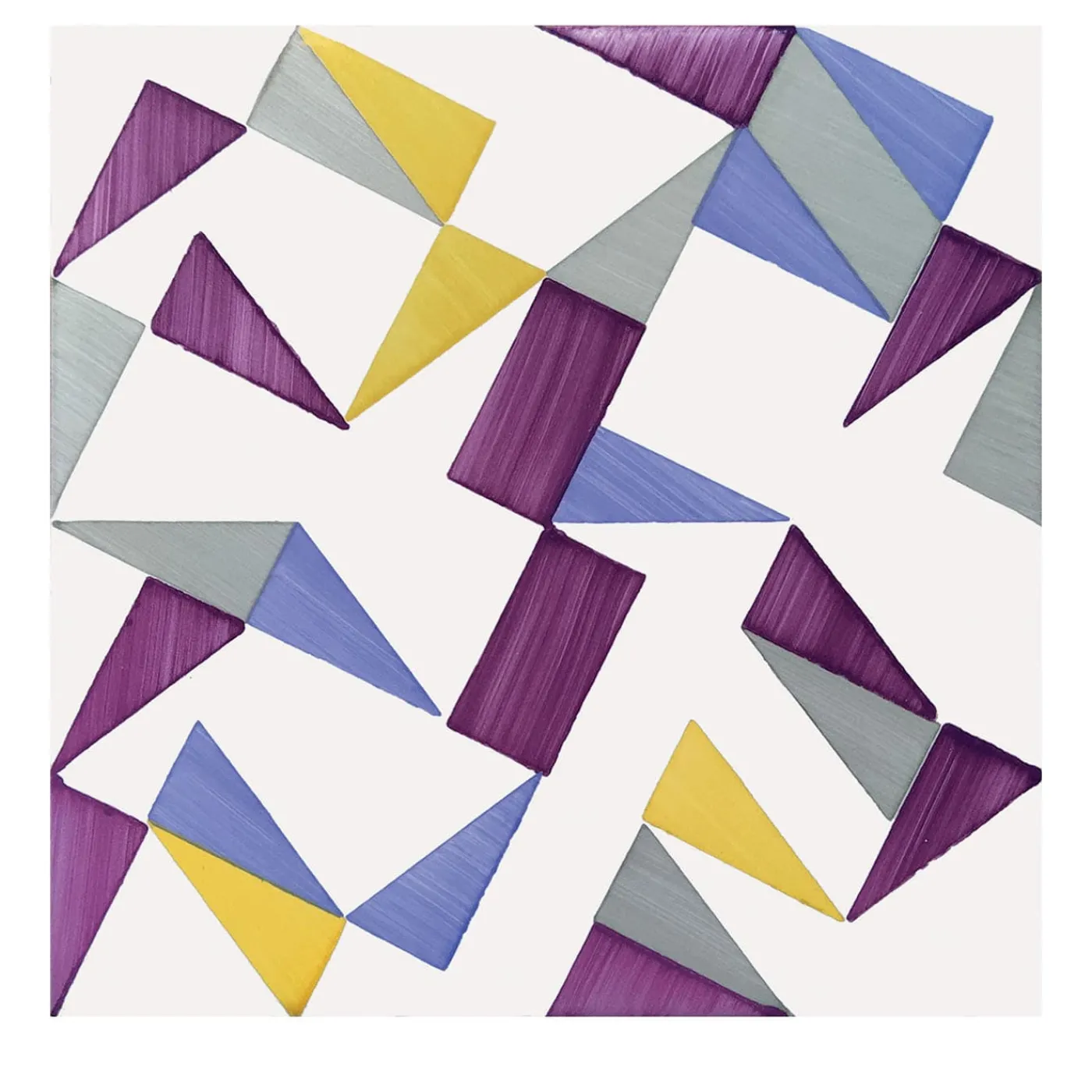 Ma.Vi. Ceramica Set Di 25 Piastrelle Tartan Viola Tipo 2> Piastrelle E Pavimenti