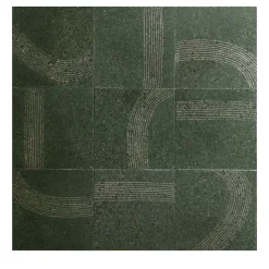 Ninefifty Set di 25 piastrelle verdi Scie di Margherita Rui> Piastrelle E Pavimenti