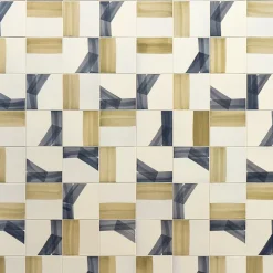 Ninefifty Set di 45 piastrelle verdi e blu Tracce di Margherita Rui> Piastrelle E Pavimenti