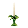 Les Ottomans Set di 2 piccoli candelieri a forma di albero di palma dipinti a mano> Candelieri E Portacandele