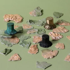 NIVA Design Set di 4 pomelli neri per porte Solido #1 di Nicole Valenti> Maniglie