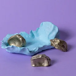 NIVA Design Set di 4 pomelli per porte in ottone Impronta #1 di Nicole Valenti><noscript><img width=