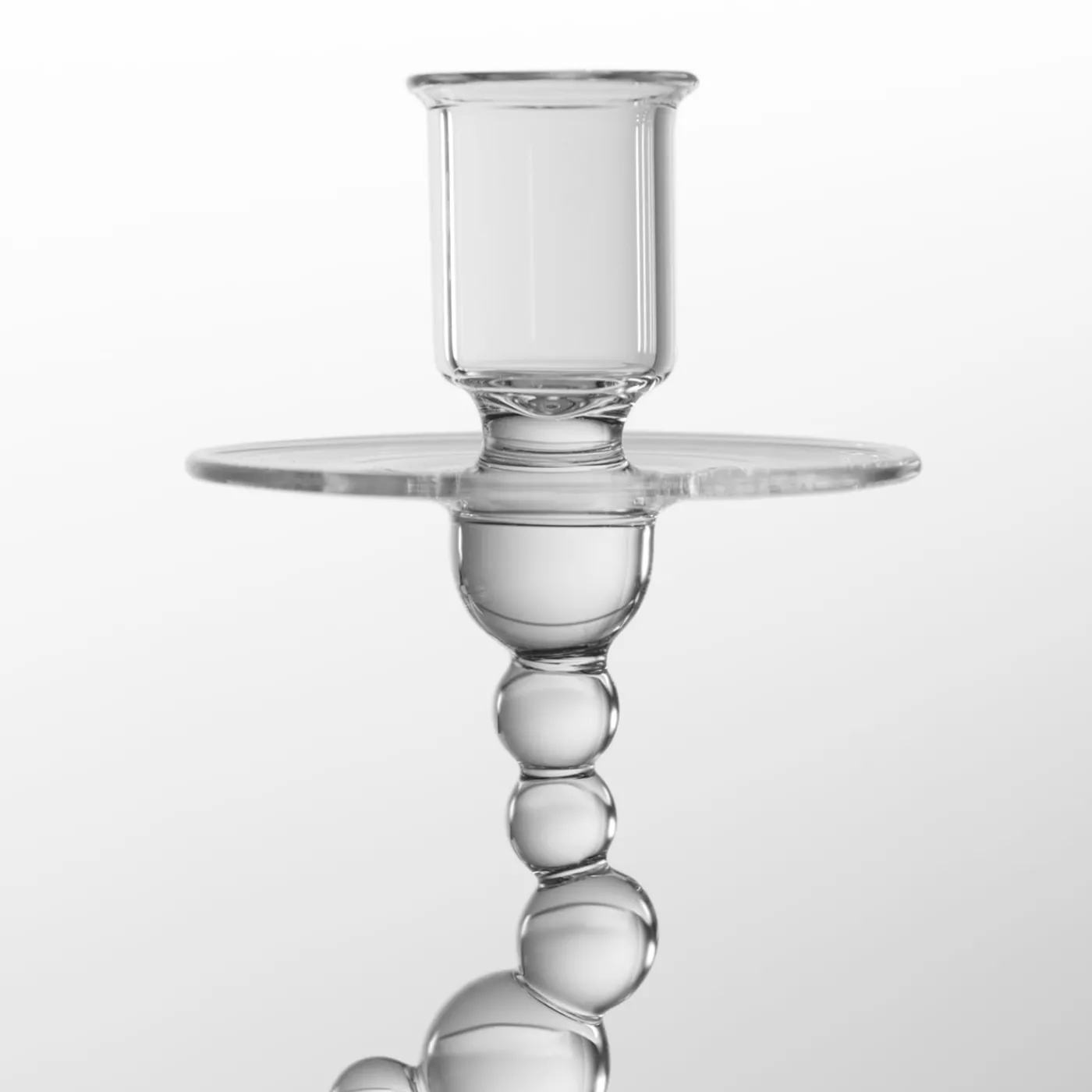 Simone Crestani Set di 2 Portacandele Trasparenti H₂O Bubble> Candelieri E Portacandele