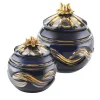 Baldi Home Jewels Set di 2 scatole Coccinella BluenCrystal con dettagli dorati> Scatole