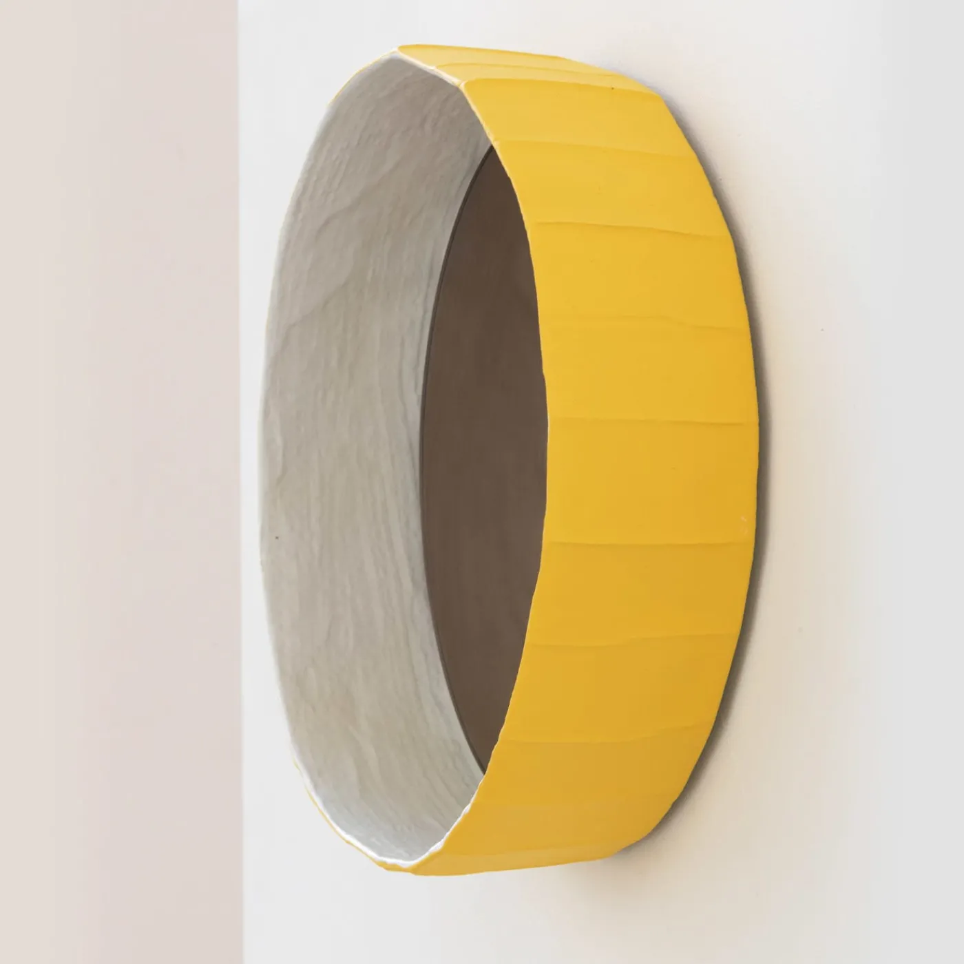 Paola Paronetto Set di 3 specchi Ninfea 30 gialli> Specchi Da Parete