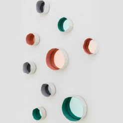 Paola Paronetto Set di 3 specchi Ninfea 12 Rosa><noscript><img width=