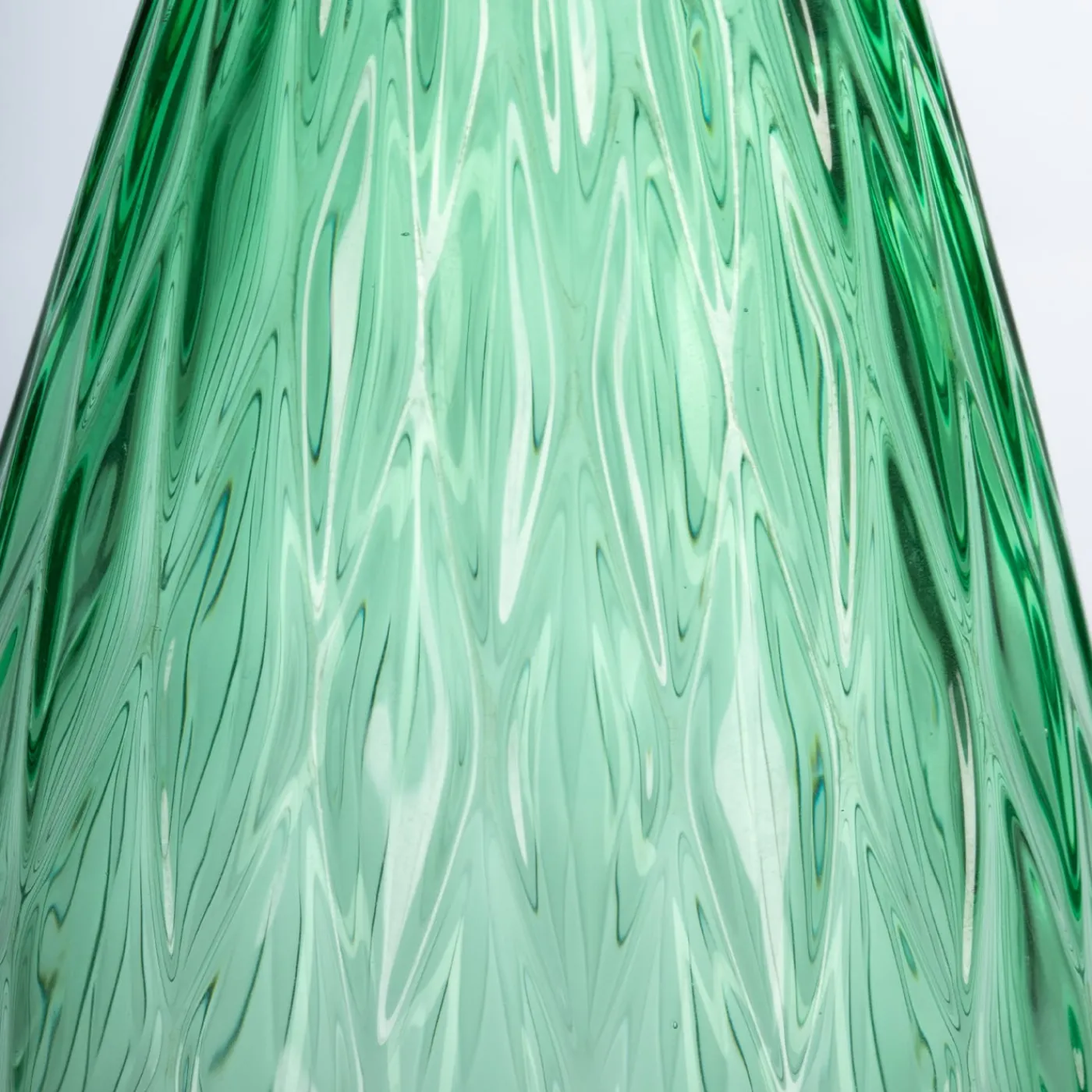 Officine di Murano 1295 Set di 2 vasi conici verdi Balloton> Vasi Da Fiori